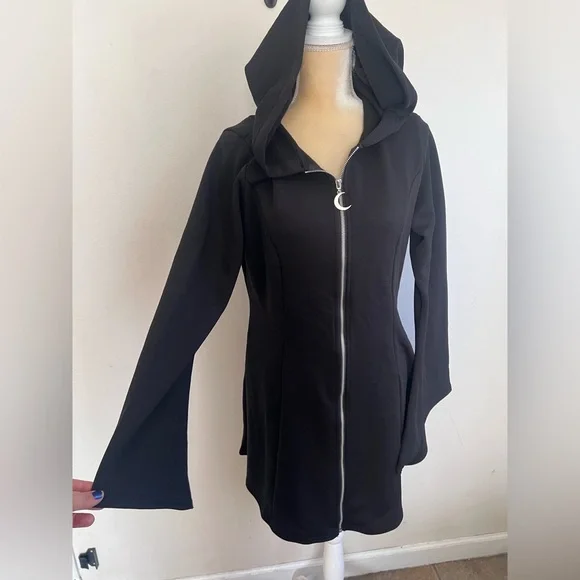 Killstar Deadly Cauldron Cloak size xl black goth witchy celestial - Picture 4 of 10